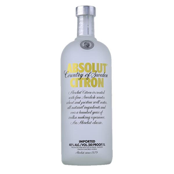 absolut vodka citron