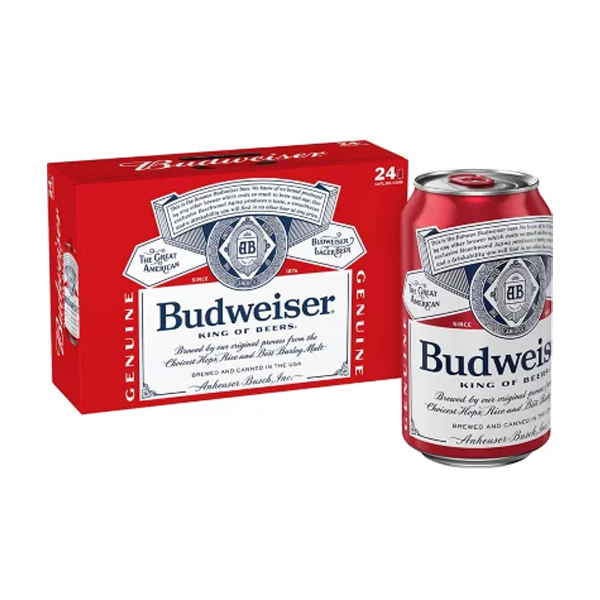 BUDWEISER BEER CAN 24X355ml